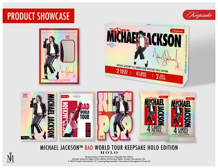 2025 Super Break Michael Jackson Bad World Tour Keepsake Holo Breaker 10-Box Case