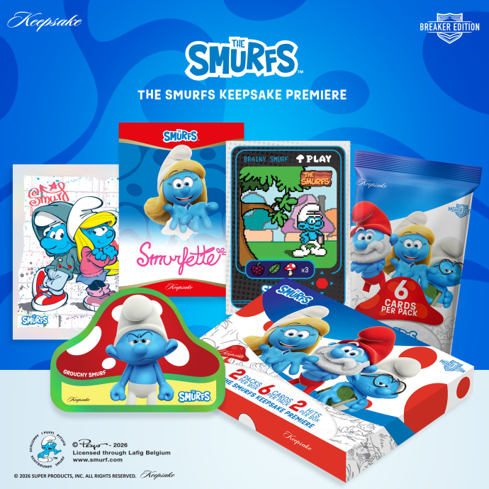 2026 Keepsake The Smurfs Premiere Breaker 10-Box Case