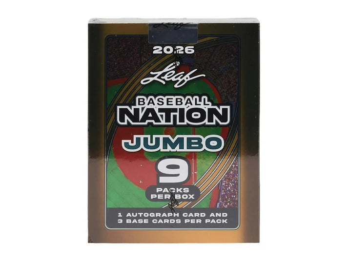 2026 Leaf Baseball Nation Jumbo Box
