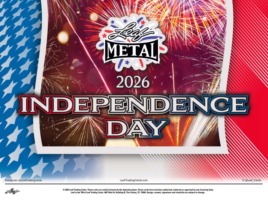 2026 Leaf Metal Independence Day Founding Fathers Box
