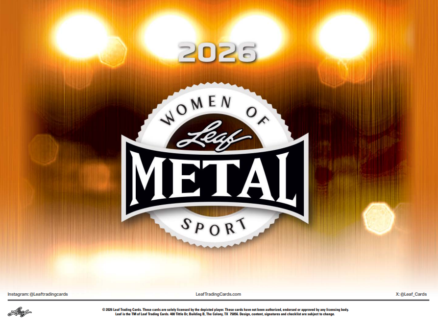 2026 Leaf Metal Women Of Sport Hobby Box