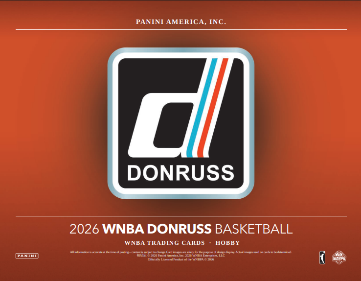 2026 Panini Donruss WNBA Basketball Hobby 16-Box Case