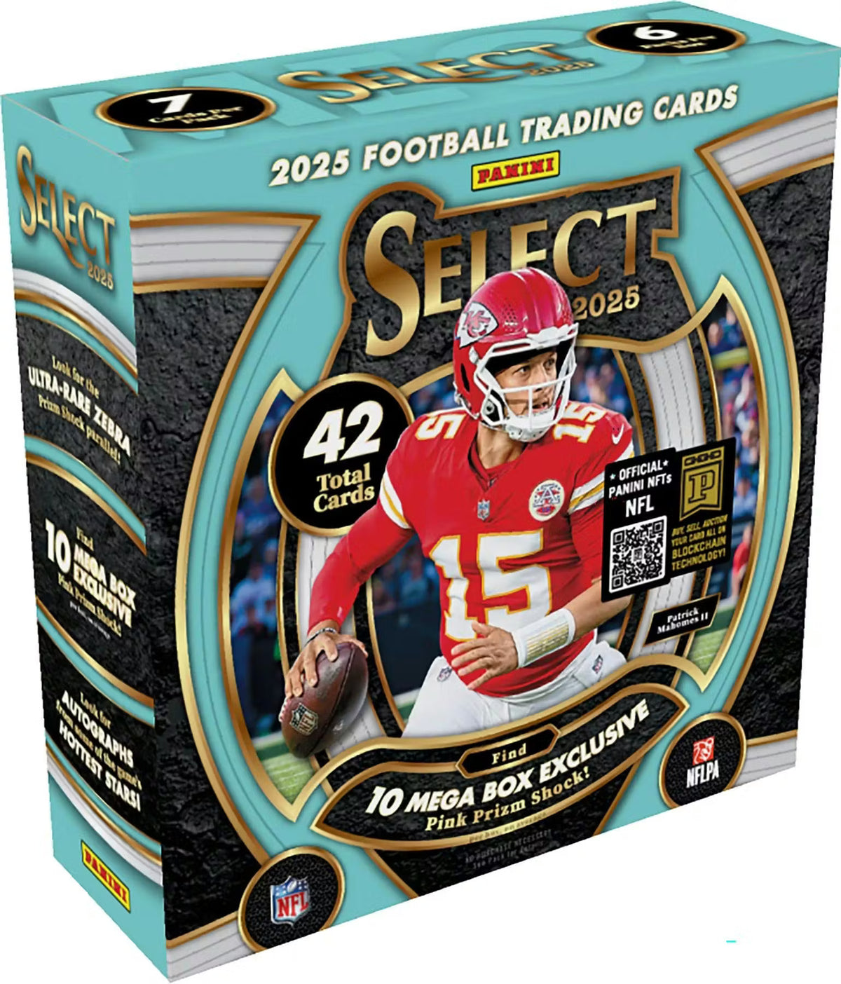 2025 Panini Select Football Mega Box (Pink Prizm Shock Parallels)
