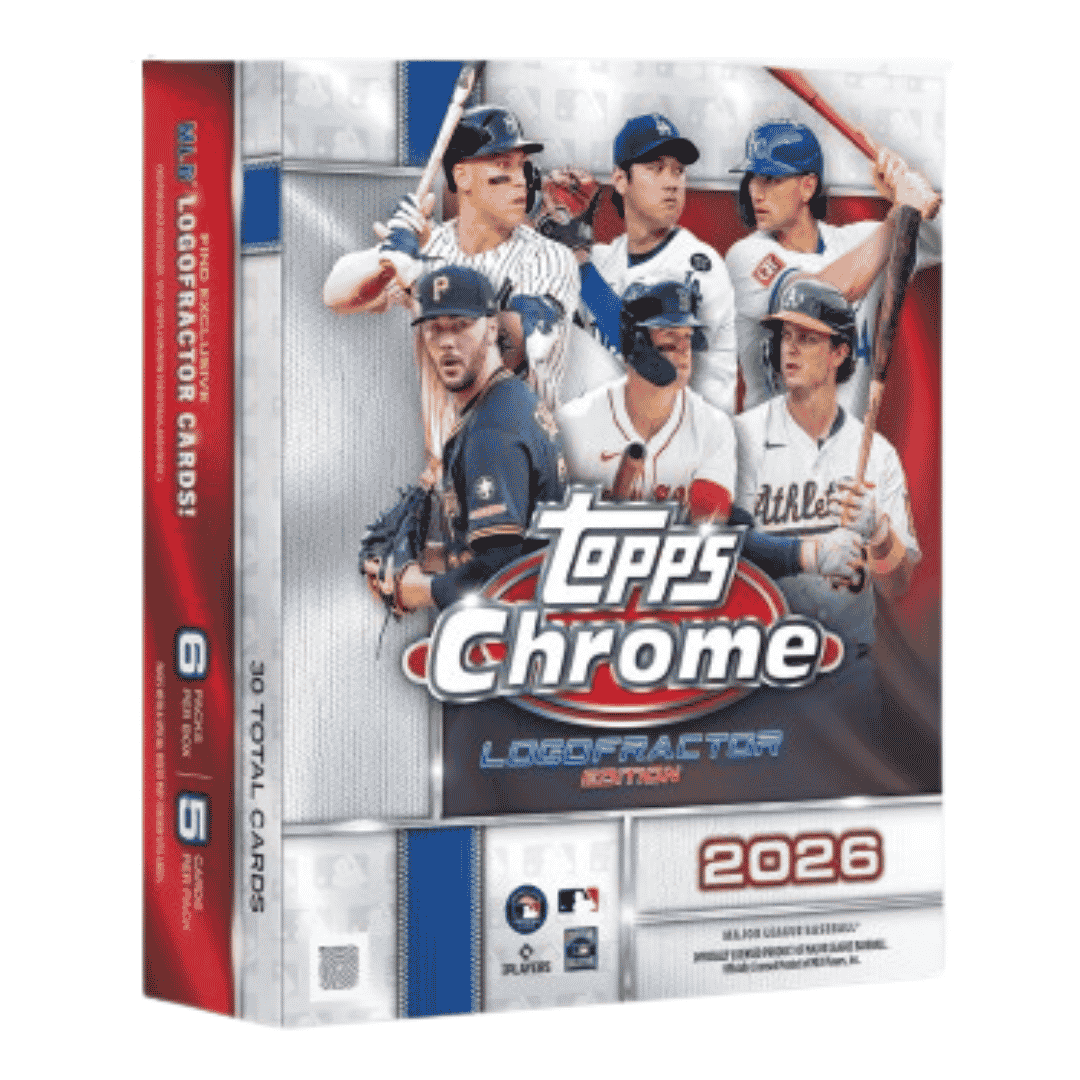  2026 Topps Chrome Baseball Logofractor Edition Box