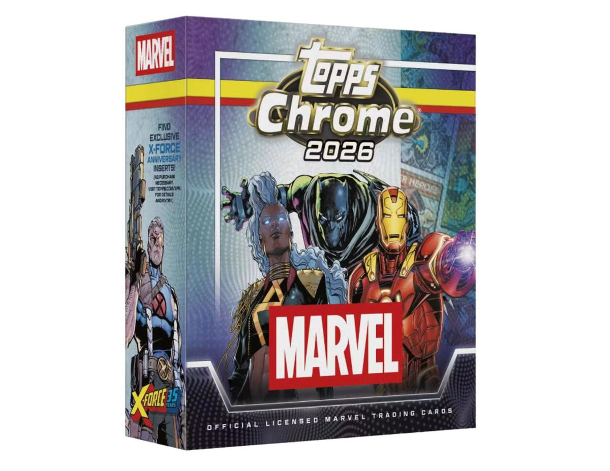 2026 Topps Chrome Marvel Comics Mega Box