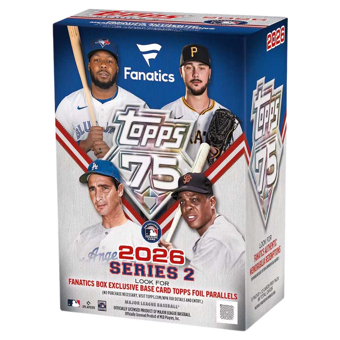 2026 Topps Series 2 Baseball Fanatics Fest NYC Edition Blaster Box (Fanatics Fest Refractors)