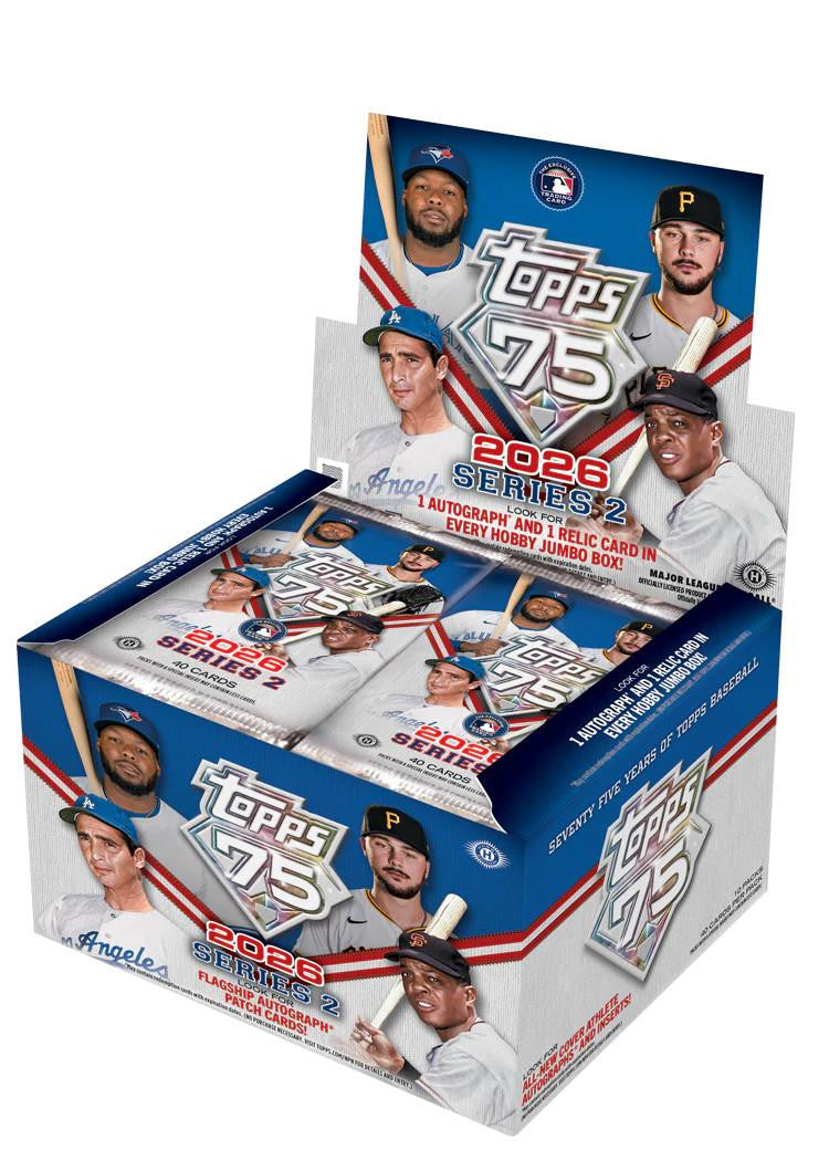 2026 Topps Series 2 Baseball Hobby Jumbo Box