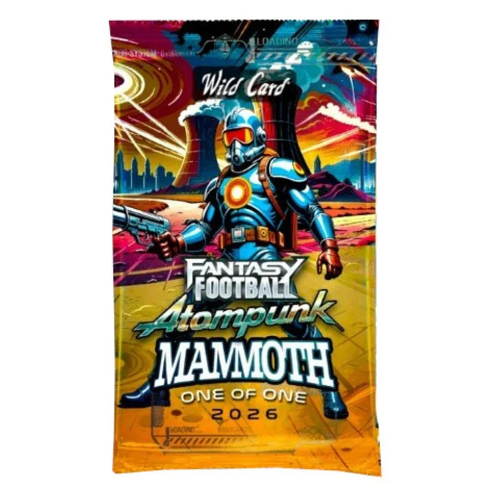 2026 Wild Card Fantasy Football Atompunk Mammoth Pack