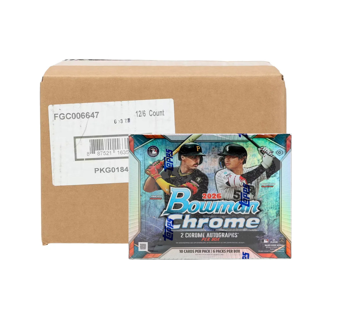 2026 Bowman Chrome Baseball Hobby 12 Box Case