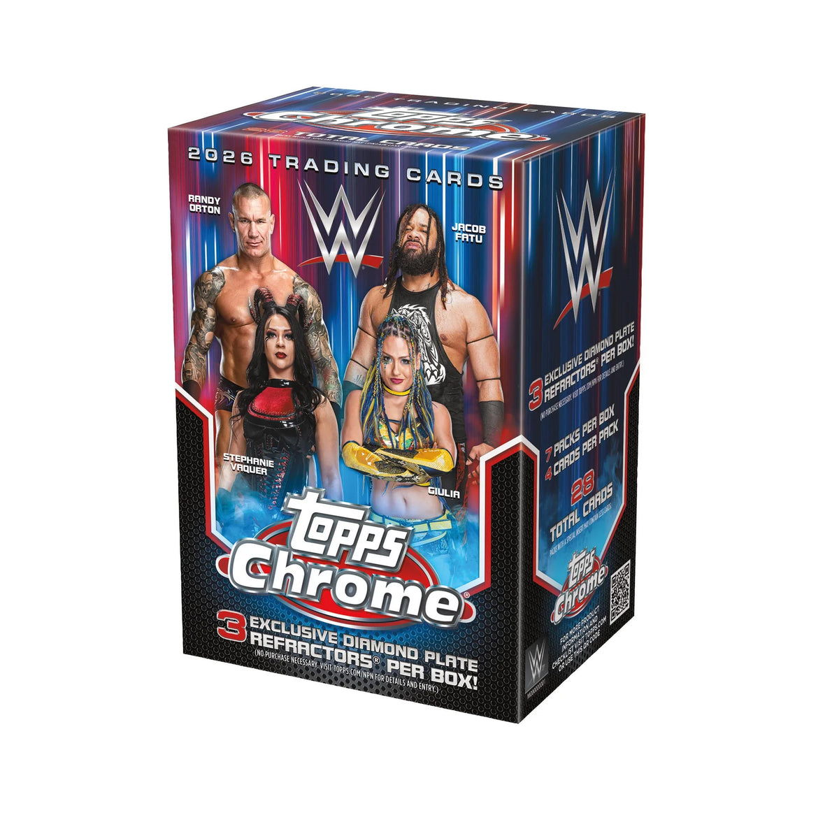 2026 Topps Chrome WWE Wrestling Blaster Box