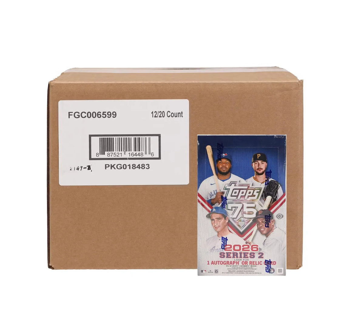 2026 Topps Series 2 Baseball Hobby 12 Box Case