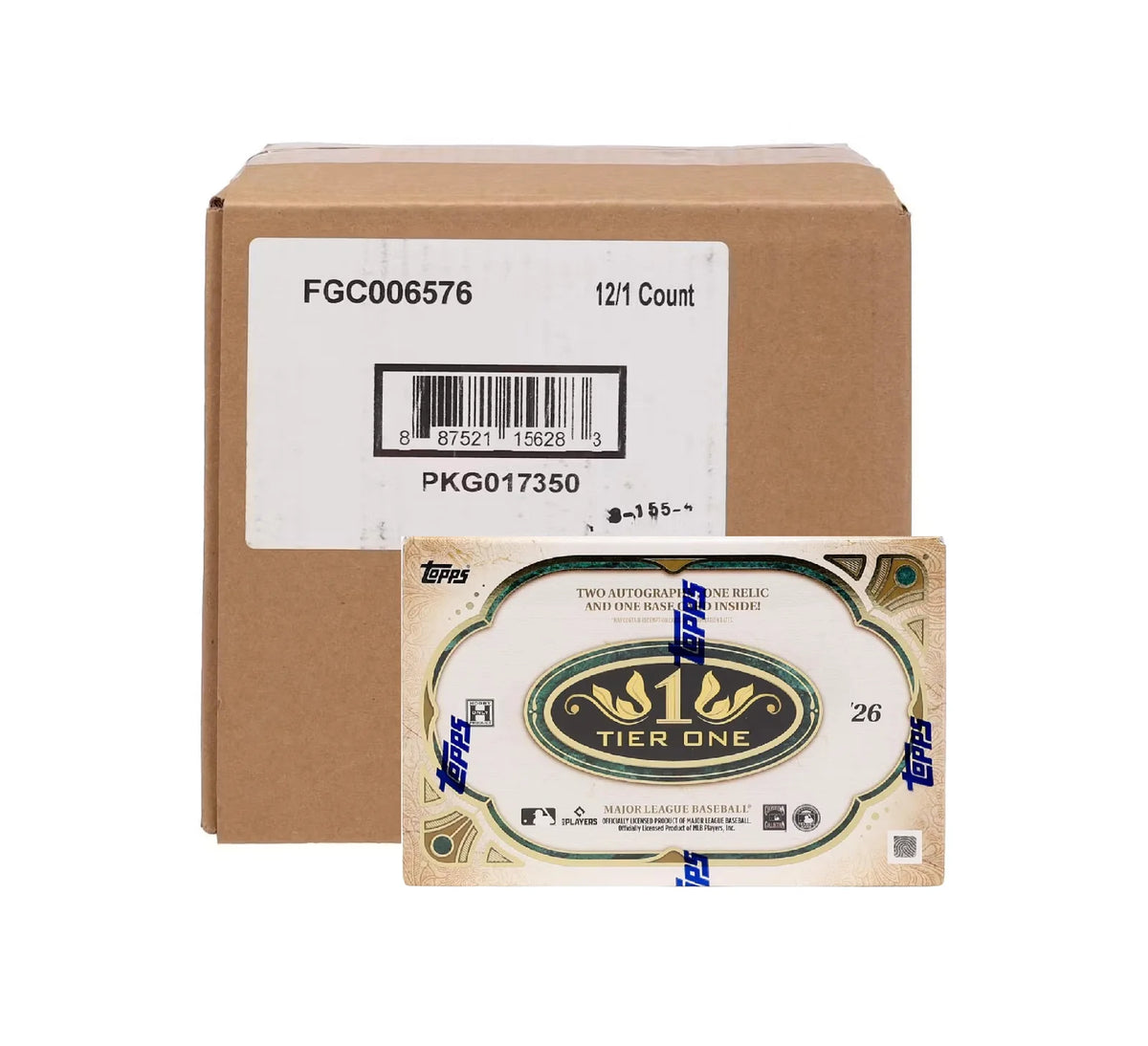 2026 Topps Tier One Baseball Hobby 12 Box Case