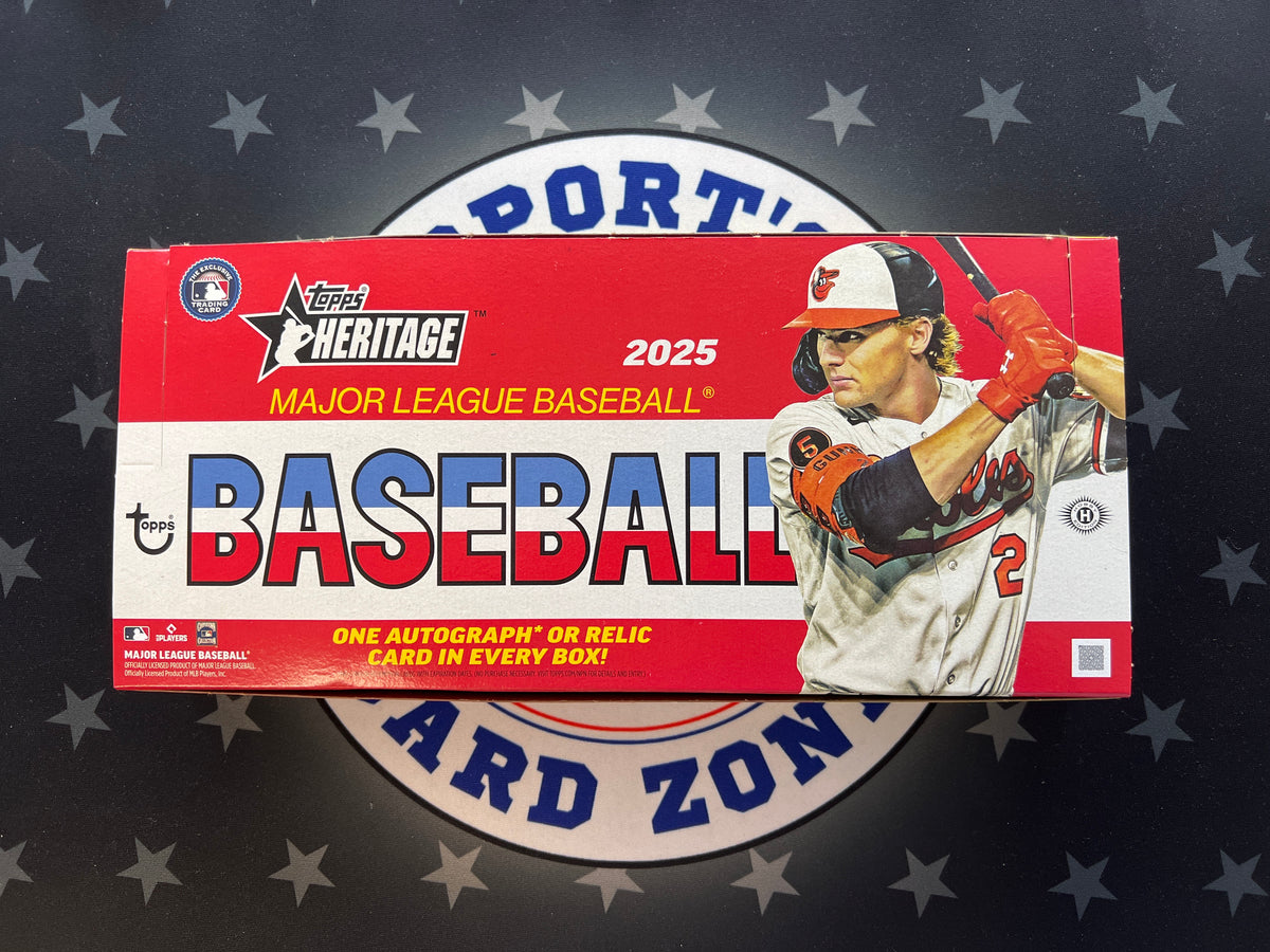 2025 Topps Heritage Baseball Hobby Box *UNSEALED READ DESCRIPTION*