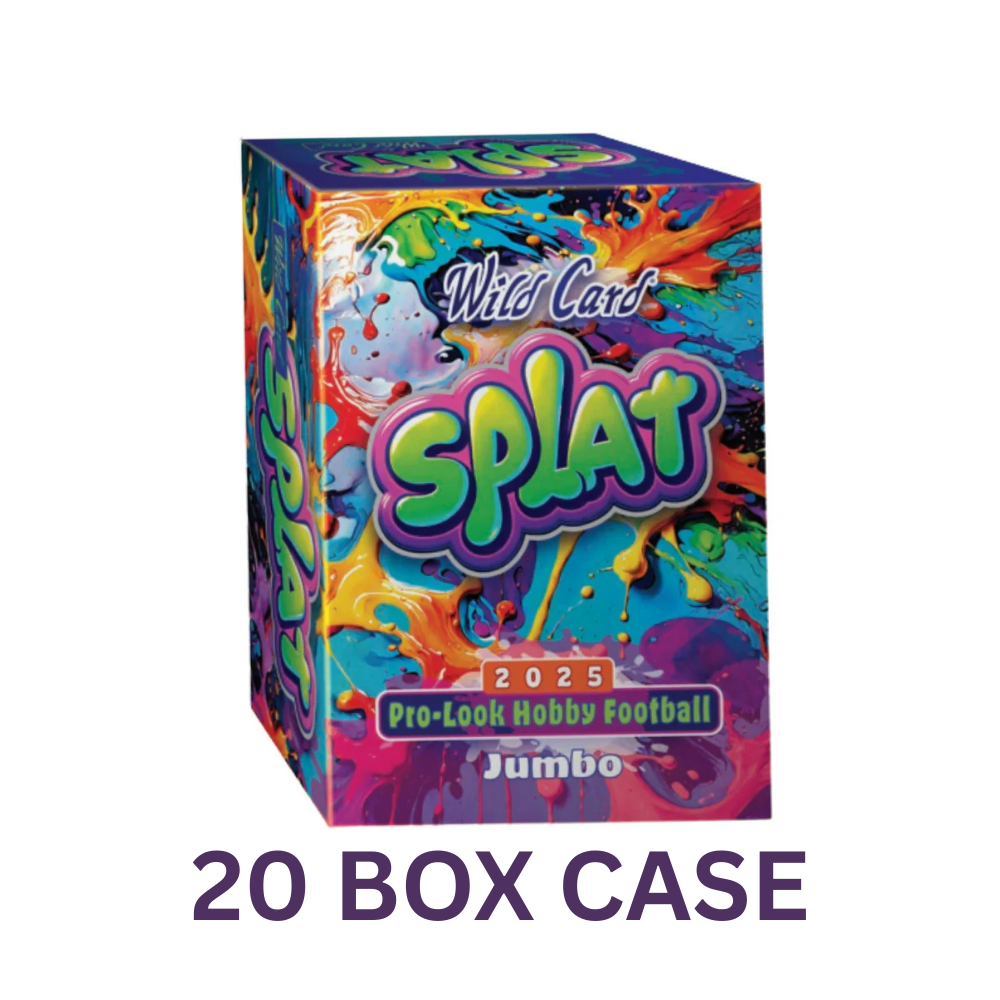 2025 Wild Card Splat Football Hobby Jumbo 20 Box Case