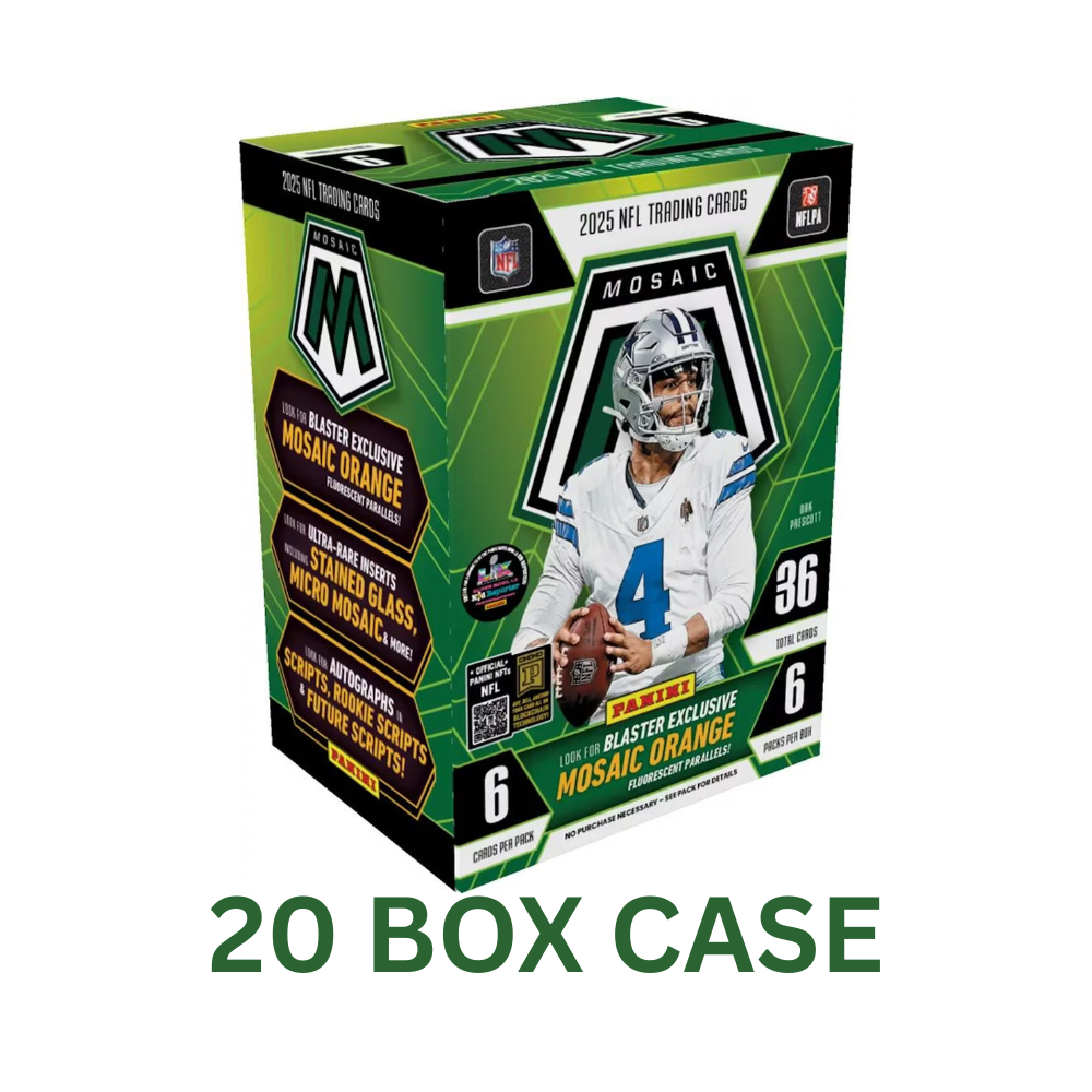 2025 Panini Mosaic Football Blaster 20 Box Case