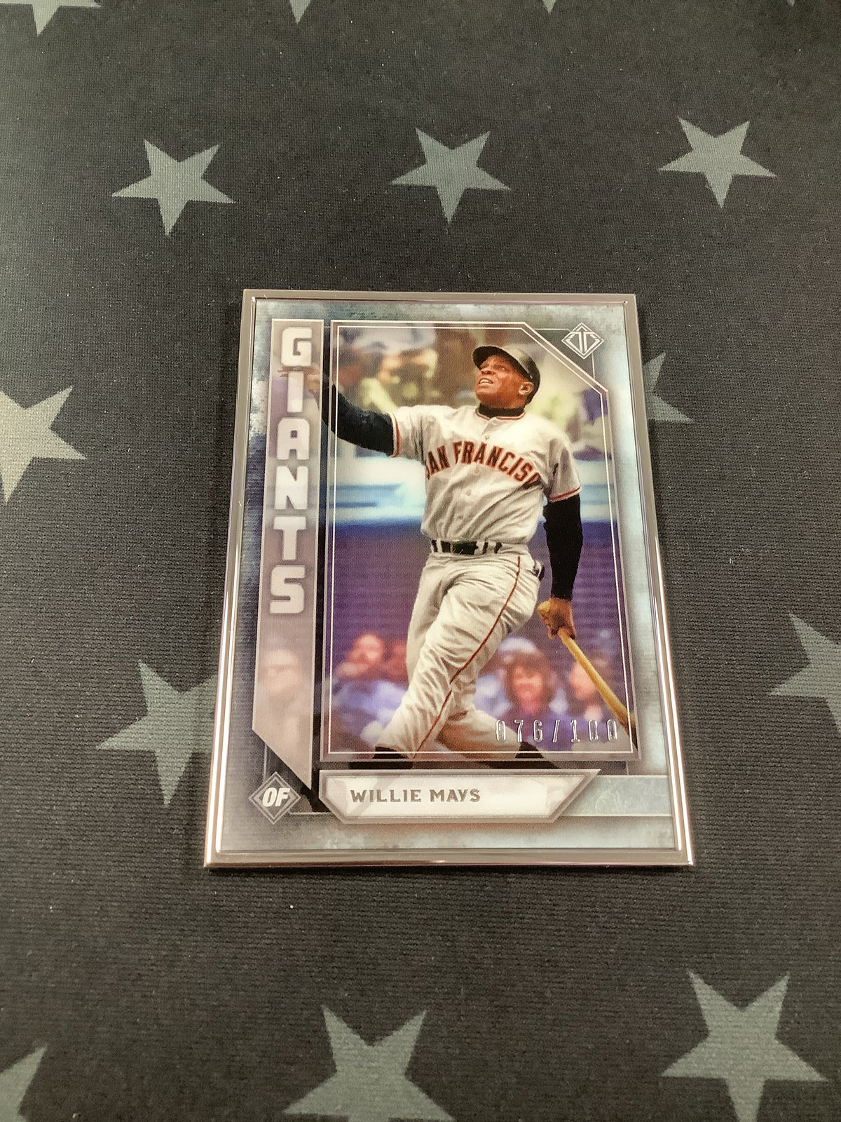 2019 WILLIE MAYS TRANSCENDENT COLLECTION BASEBALL #76/100