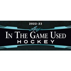 2022/23 Leaf In the Game Used Hockey 10 Hobby Box Case