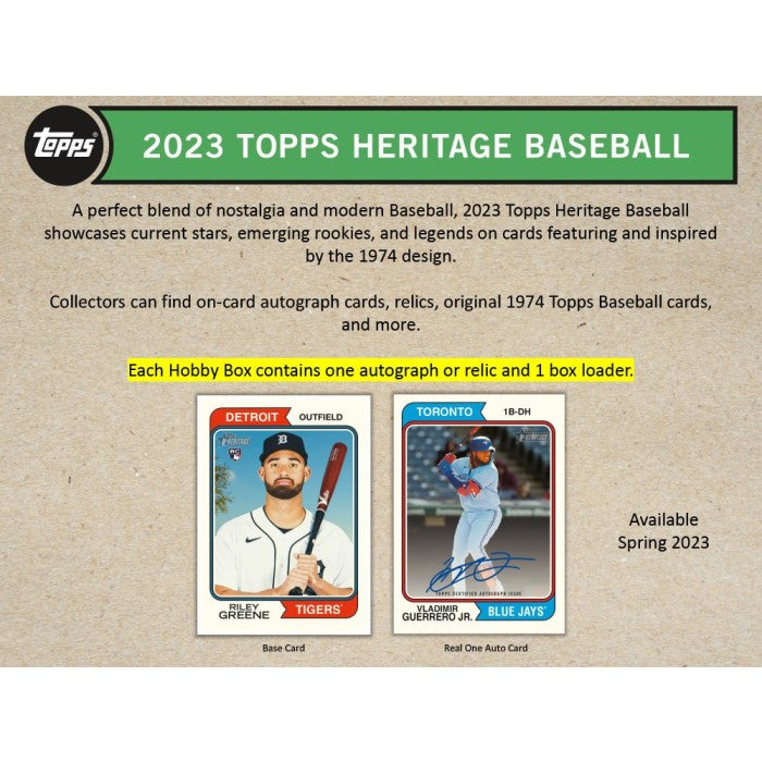 2023 Topps Heritage Baseball 12 Hobby Box Case