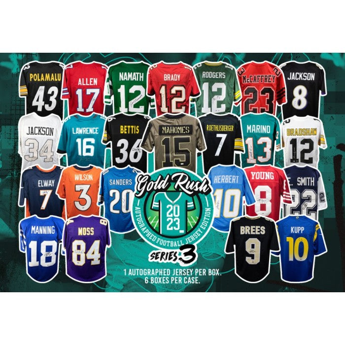 2021 Leaf Autographed Football Jersey Edition Box