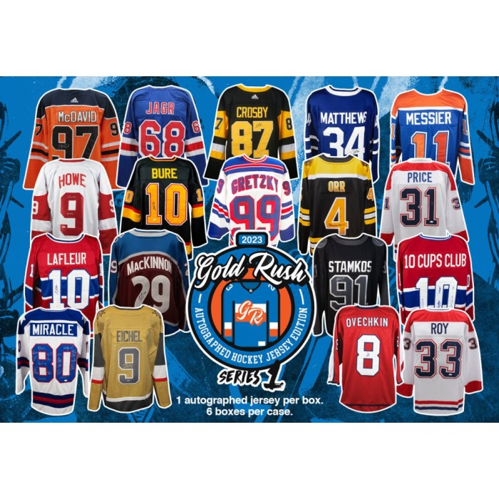 2023 Gold Rush Autographed Hockey Jersey Edition Series 1 Box