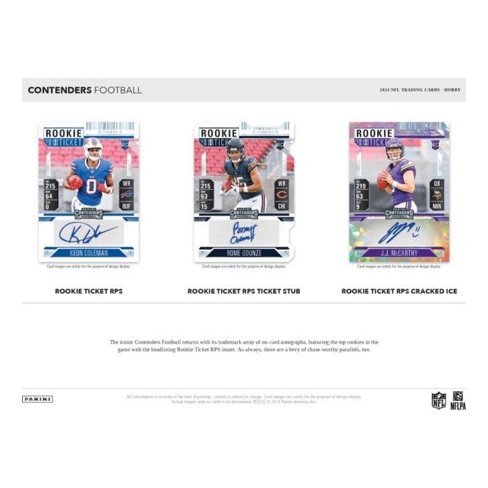 2024 Panini Contenders Football Hobby 12-Box Case