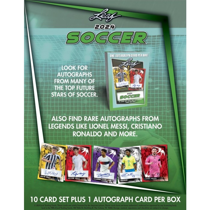 2024 Leaf Soccer Blaster Box