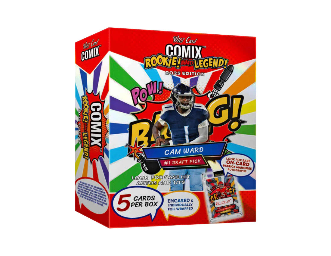 2025 Wild Card Comix Rookie And Legend Football Hobby Box