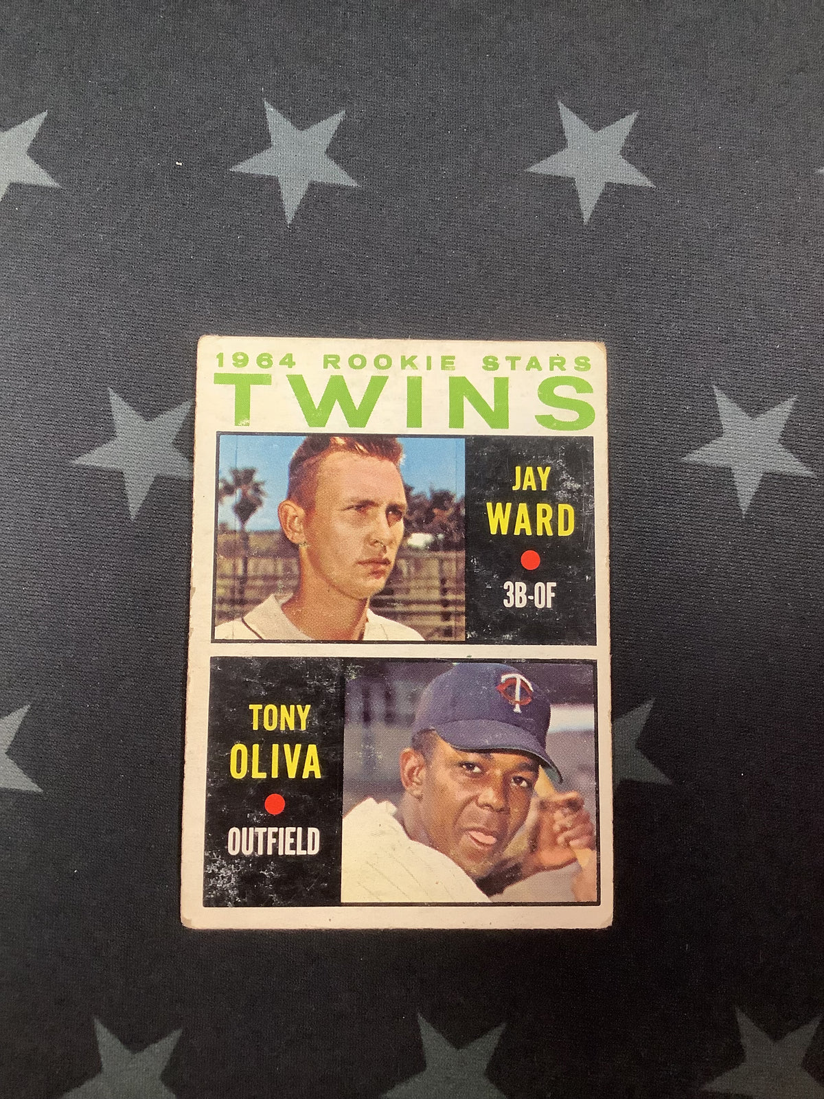 TOPPS 1964 ROOKIE STARS TWINS JAY WARD &amp; TONY OLIVA NO.116