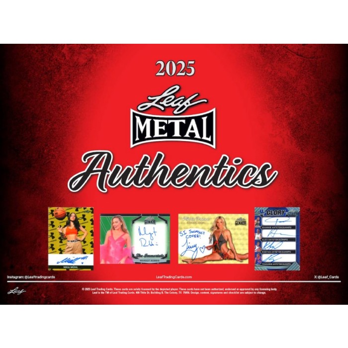 2025 Leaf Metal Authentics Multi Sport Hobby Box