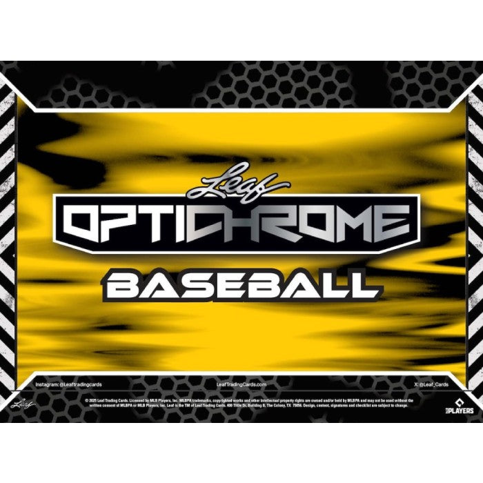 2025 Leaf Optichrome Baseball Hobby Box