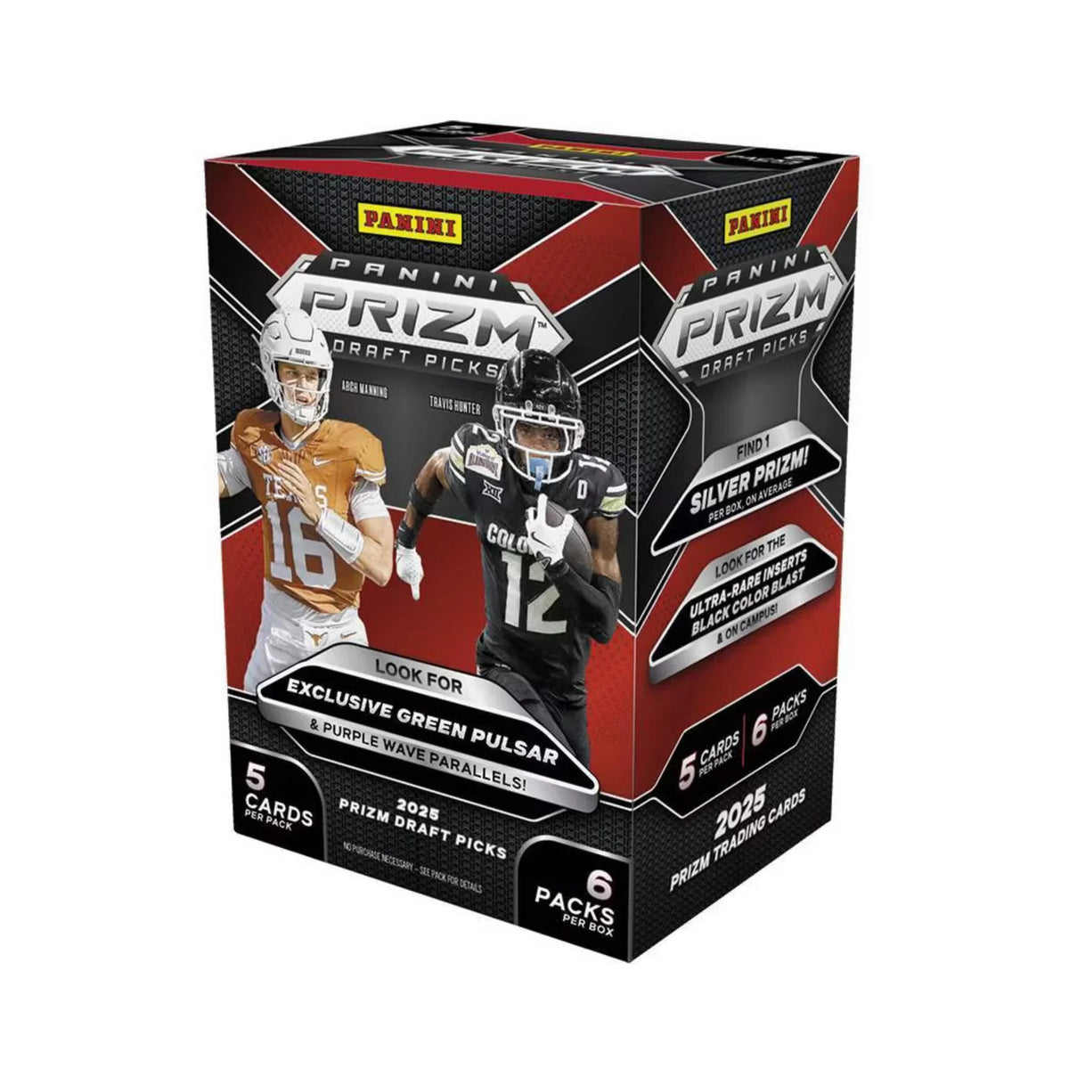 2025 Panini Prizm Draft Picks Collegiate Football Blaster Box