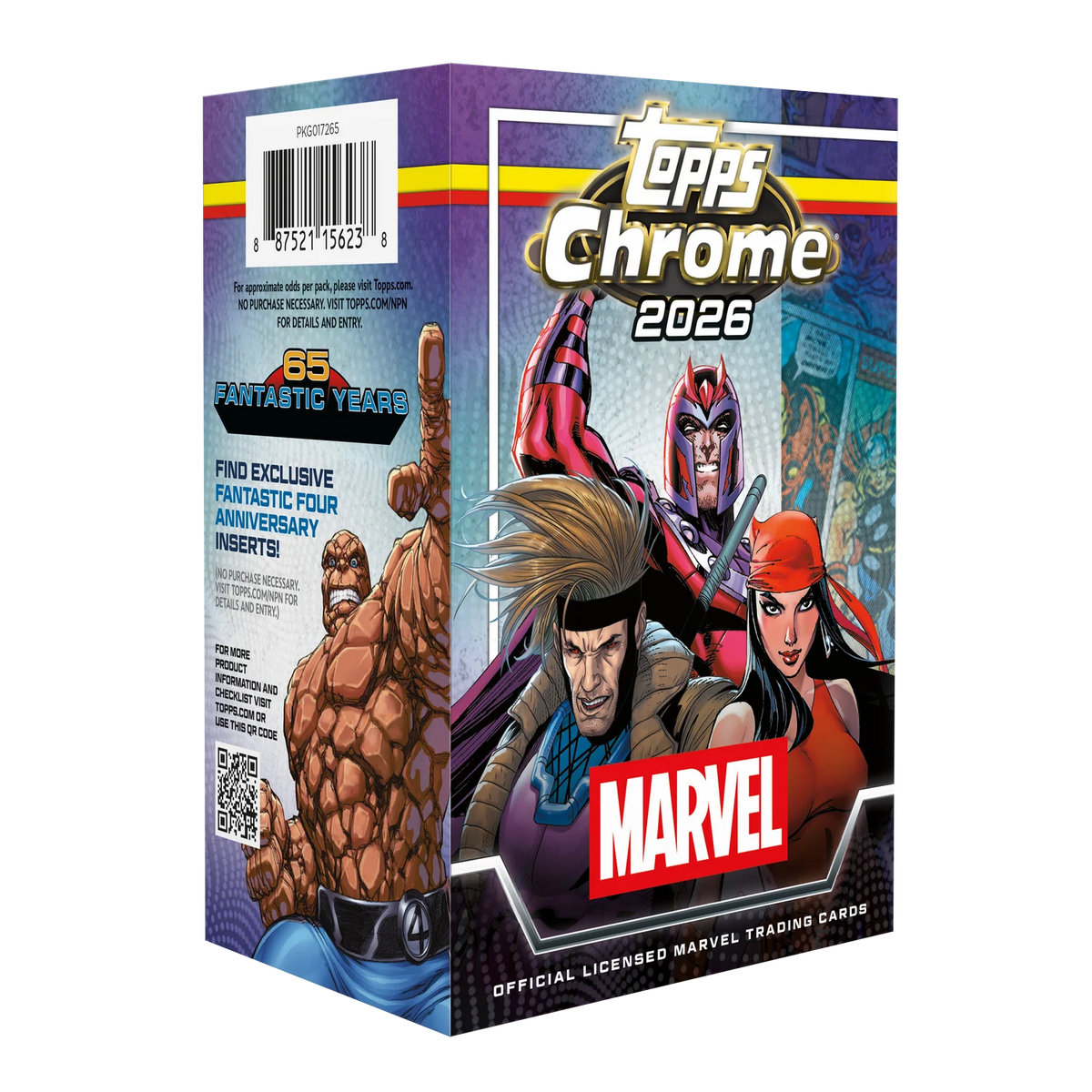 2026 Topps Chrome Marvel Comics Blaster Box