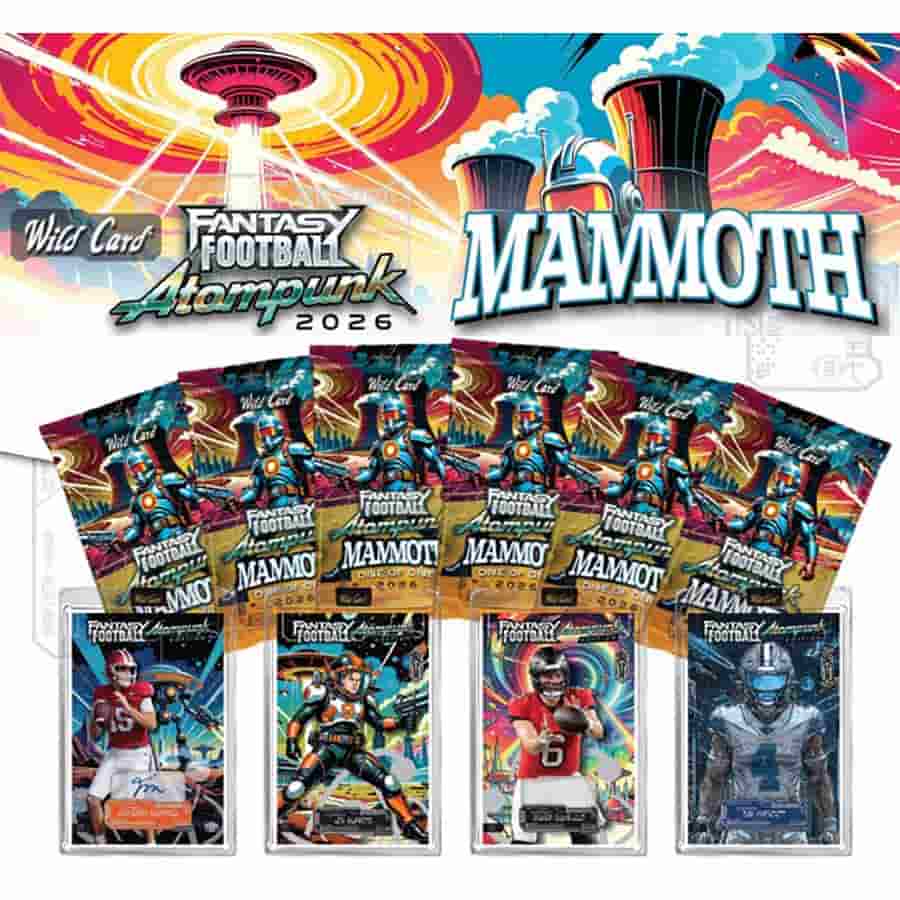 2026 Wild Card Fantasy Football Atompunk Mammoth Pack