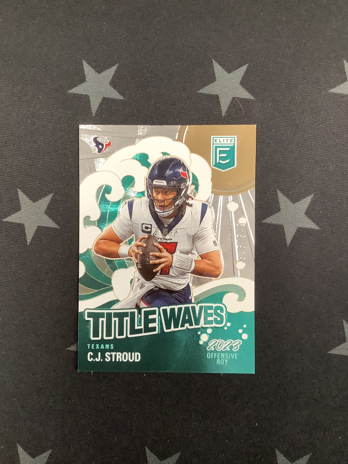 2024 DONRUSS ELITE CJ STROUD TITLE WAVES #336/349 SP TEXANS