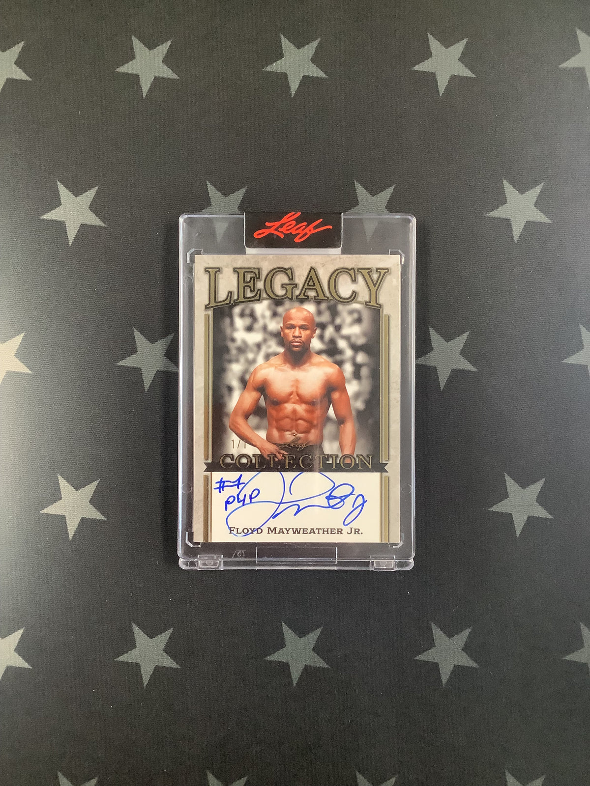 2022 FLOYD MAYWEATHER JR LEAF COLLECTION LEGACY AUTO 1/1