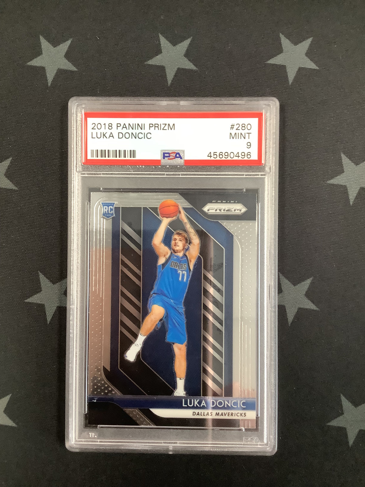 2018 PANINI PRIZM LUKA DONCIC ROOKIE #280 PSA 9