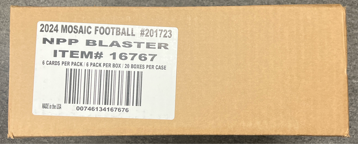 2024 Panini Mosaic Football Blaster 20 Box Case