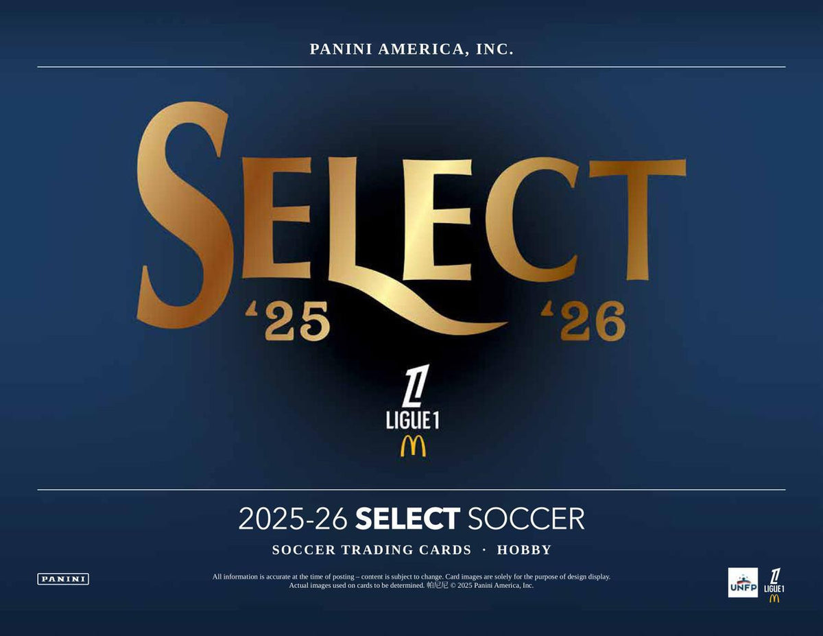 2025-26 Panini Select Ligue 1 Soccer H2 Box 12-Box Case