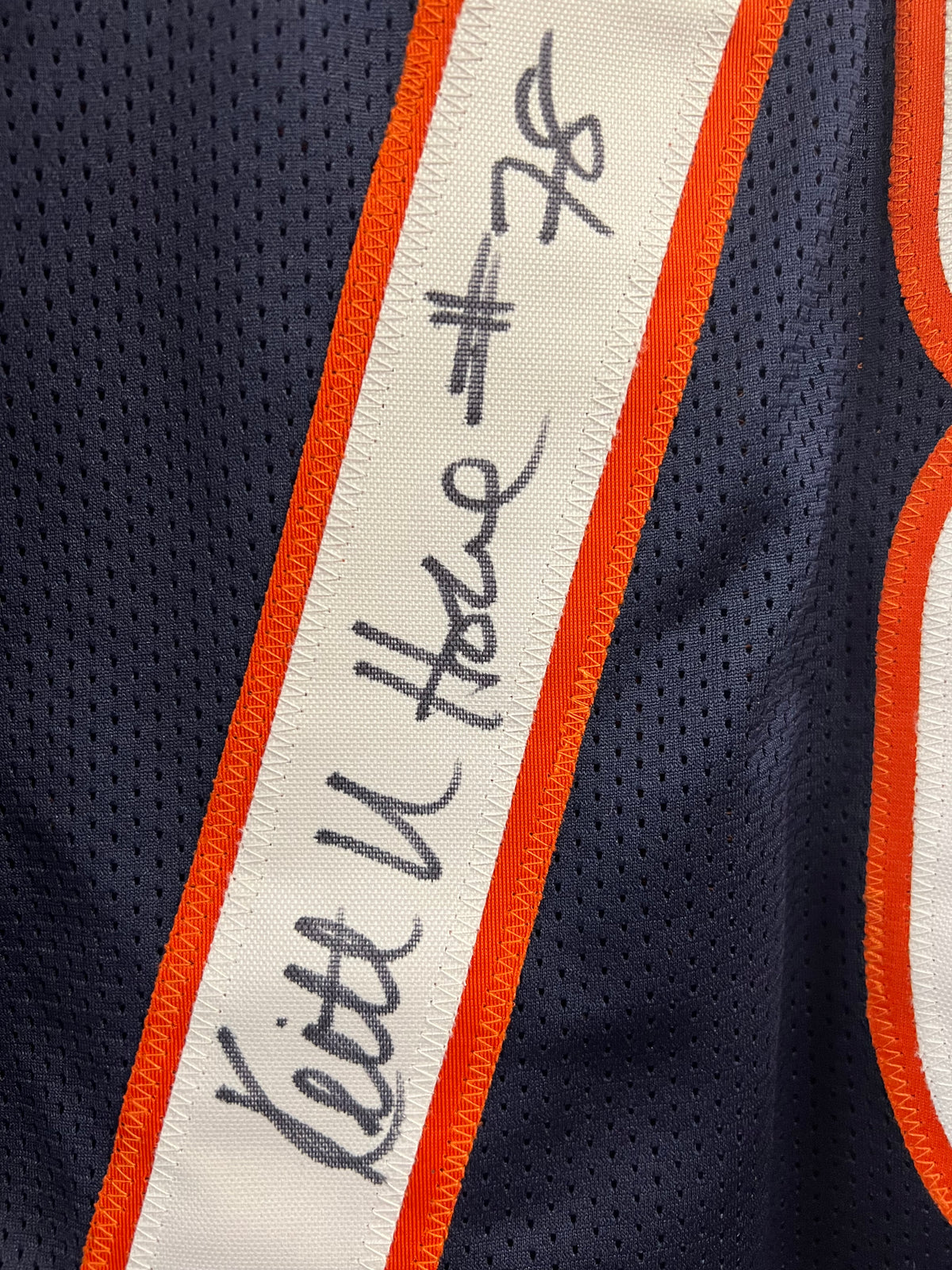 Keith Van Horne Signed Custom Bears Jersey - JSA Certified