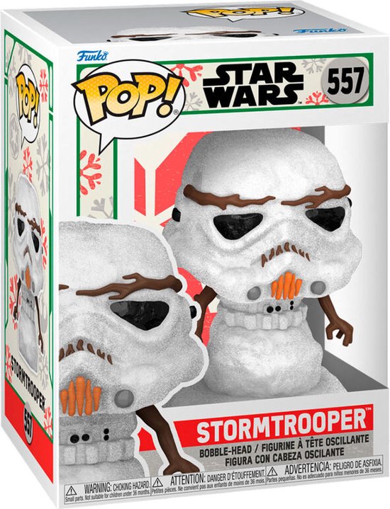 Stormtrooper Funko Pop Star Wars Holiday 557 W/ Protector