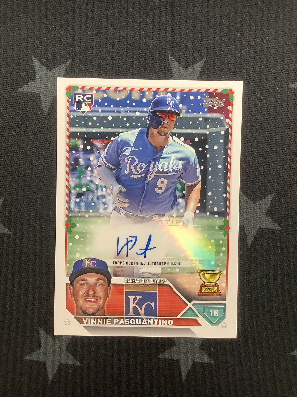 2023 Topps Holiday VINNIE PASQUANTINO Autograph Auto Rookie Card RC #283/450