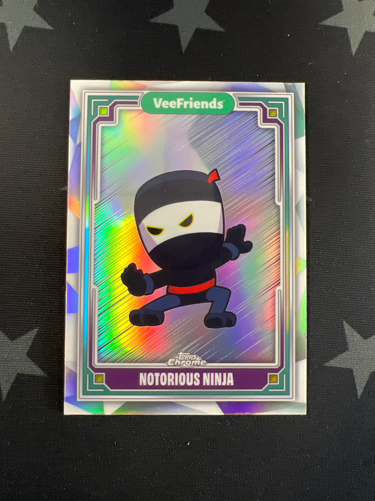 2025 Topps Chrome VeeFriends Notorious Ninja #24 Refractor