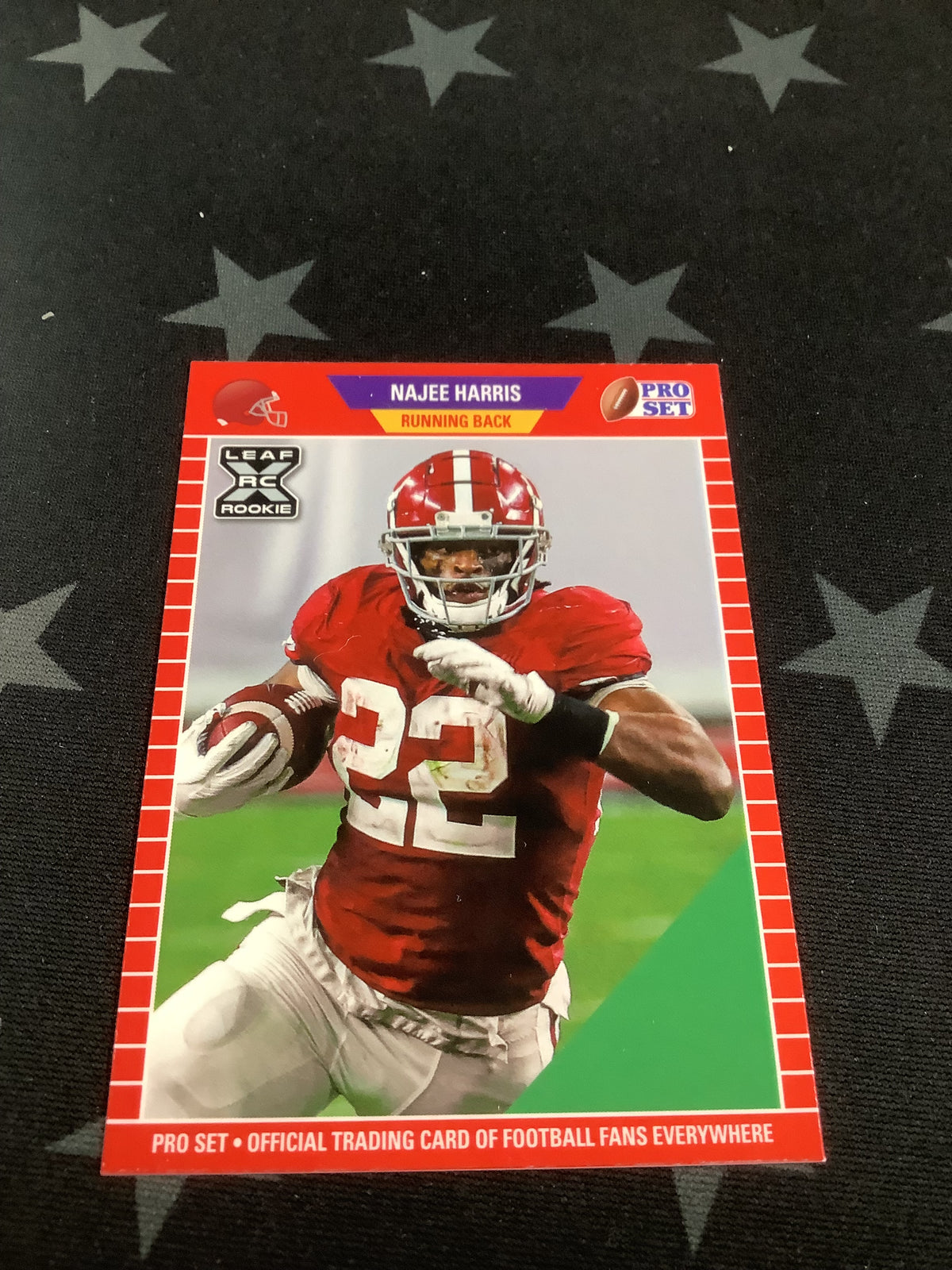 2021 Leaf Pro Set Football NaJee Harris Rookie