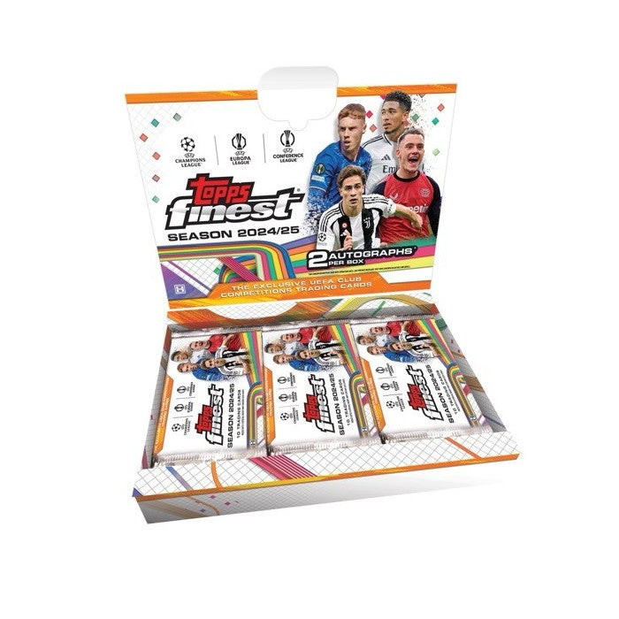 2024/25 Topps UEFA Club Competitions Finest Soccer Hobby Box