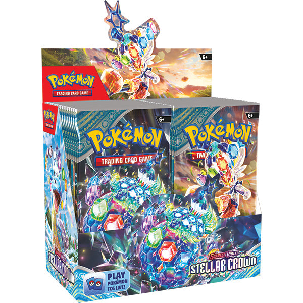 Pokemon Stellar Crown 6 Booster Box Case