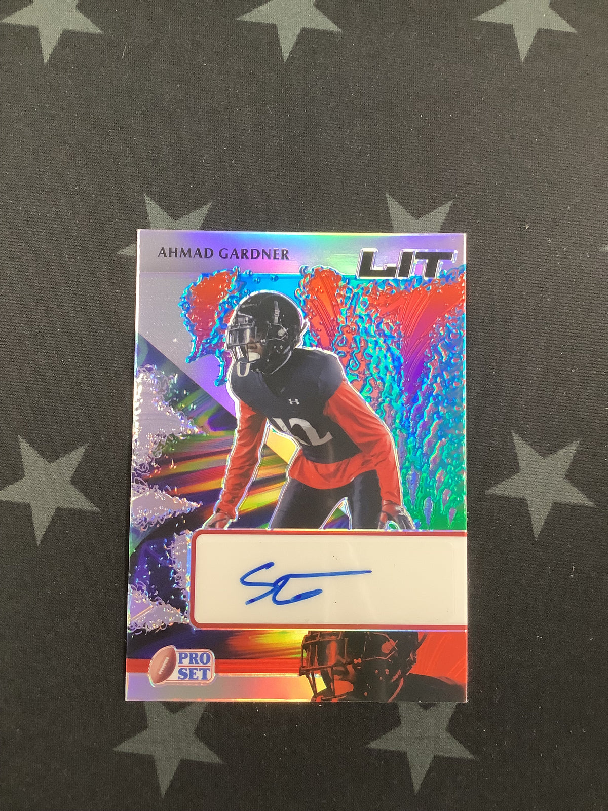 2022 LEAF PRO SET LIT AHMAD GARDNER AUTO #L-AG1 /25