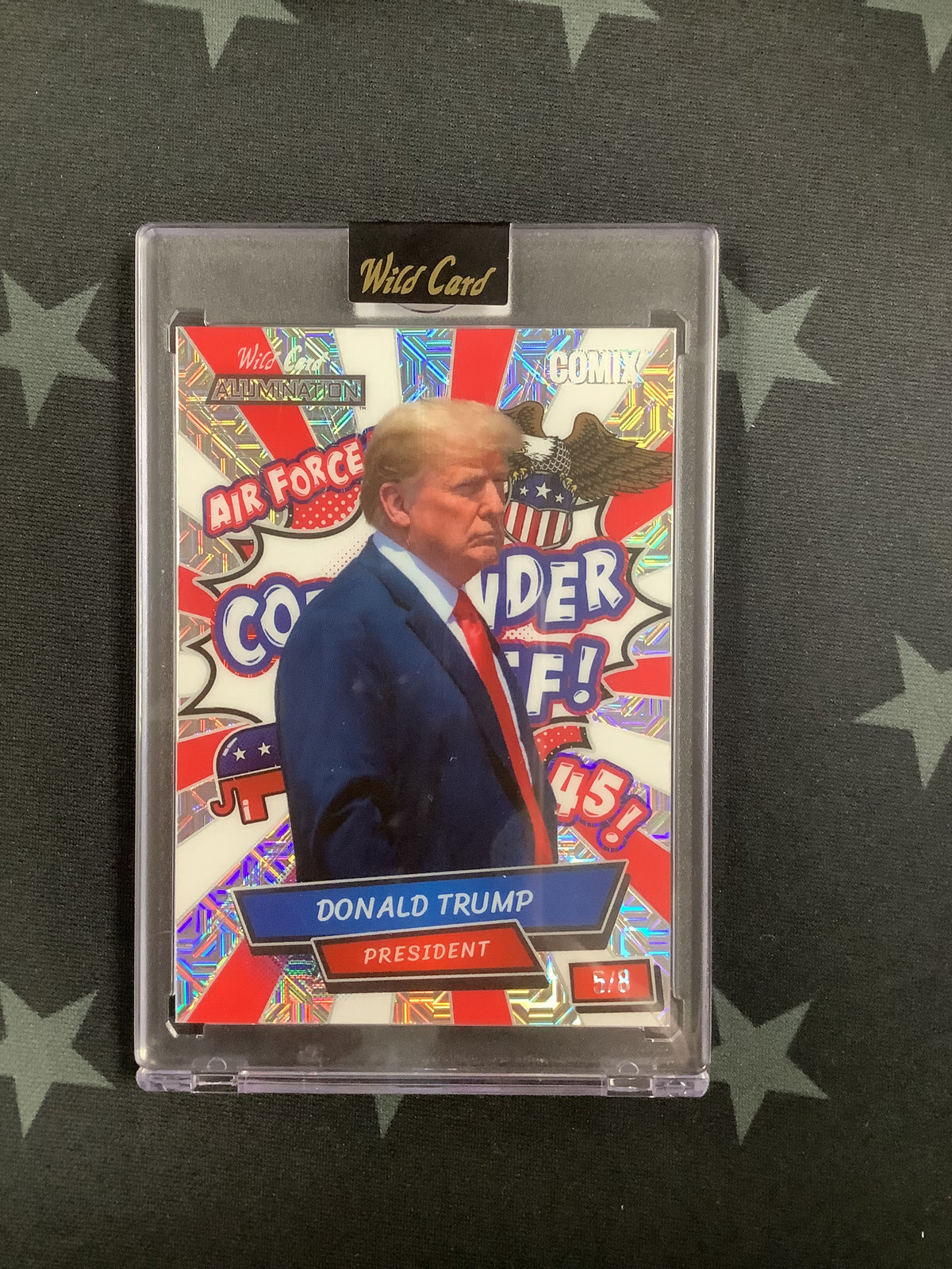 2024 Wild Card Alumination Comix Donald Trump President #5/8 ACWC-DT3