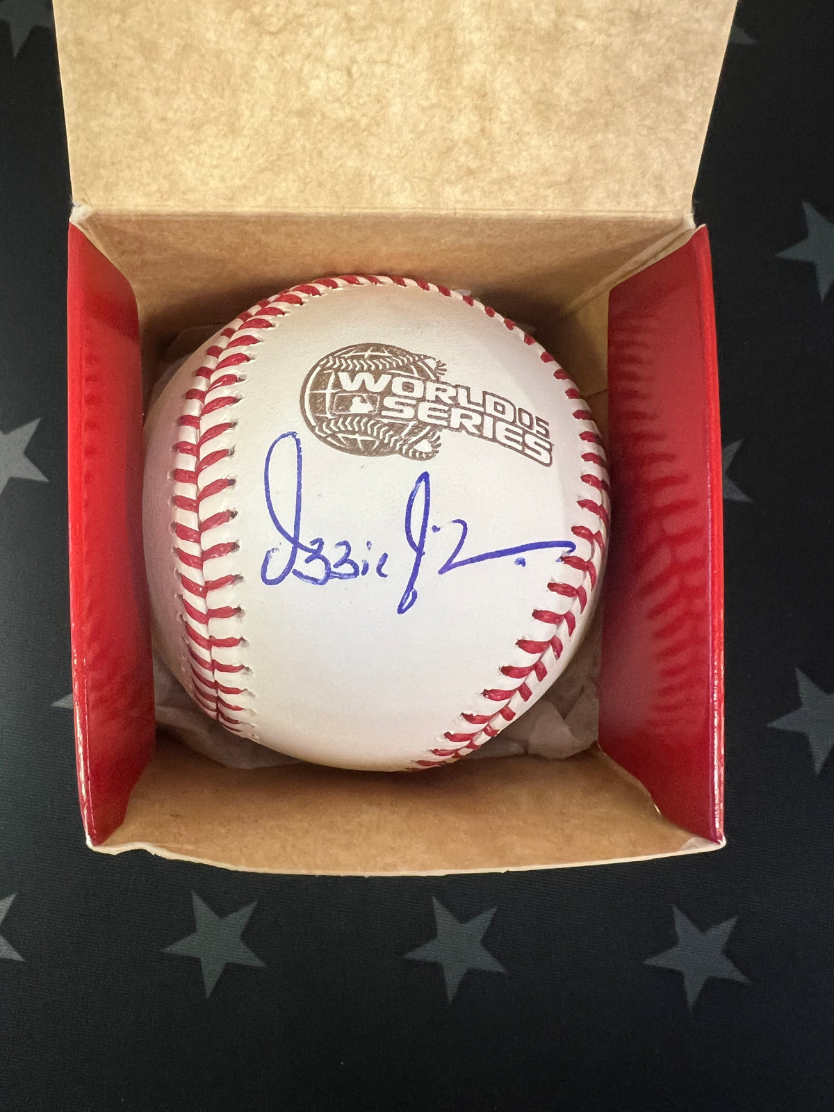 Ozzie Guillen Autographed 05 Baseball w/ JSA COA