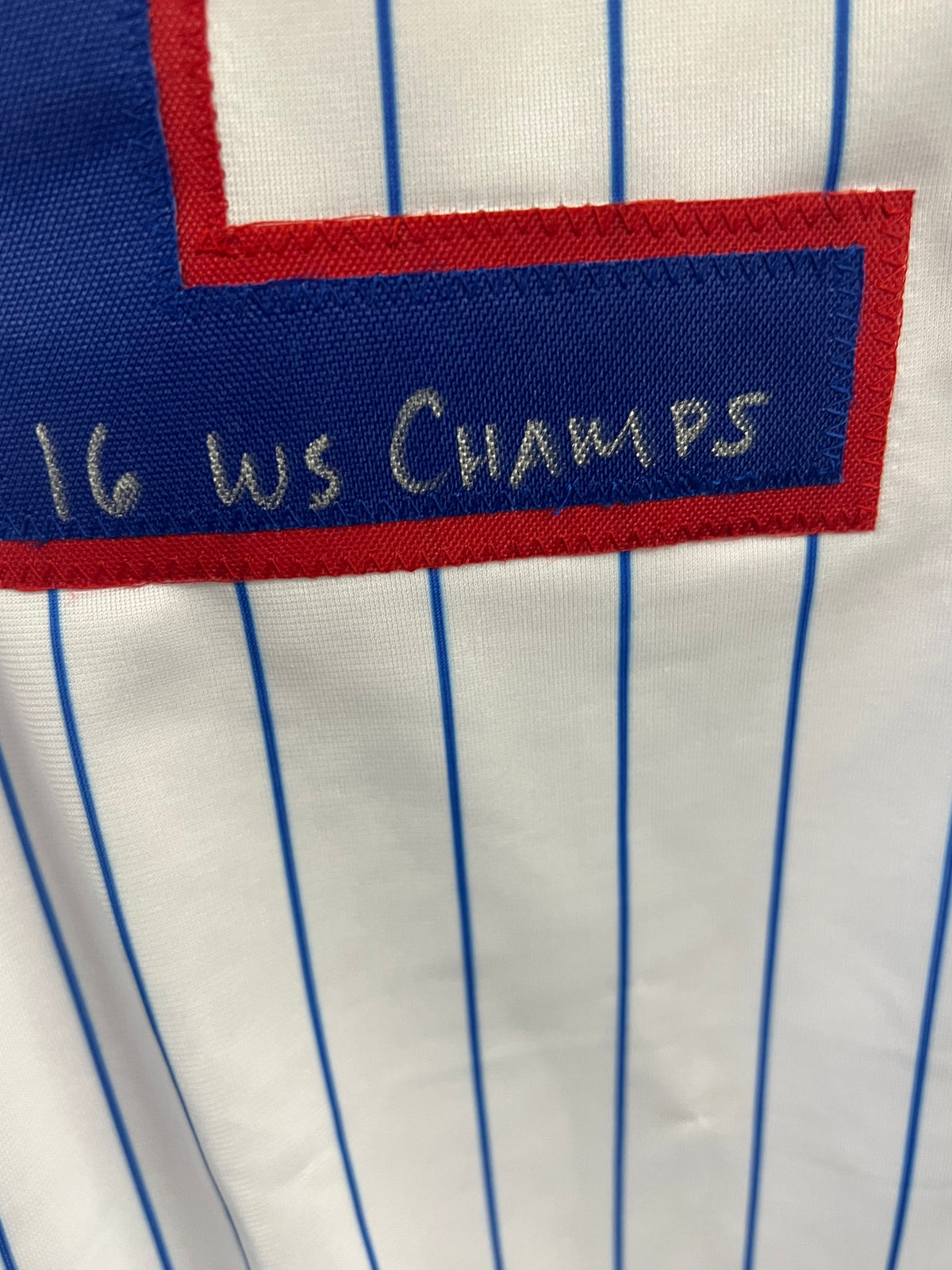 Addison Russell Autographed Home Baseball Jersey W/ Inscription JSA COA