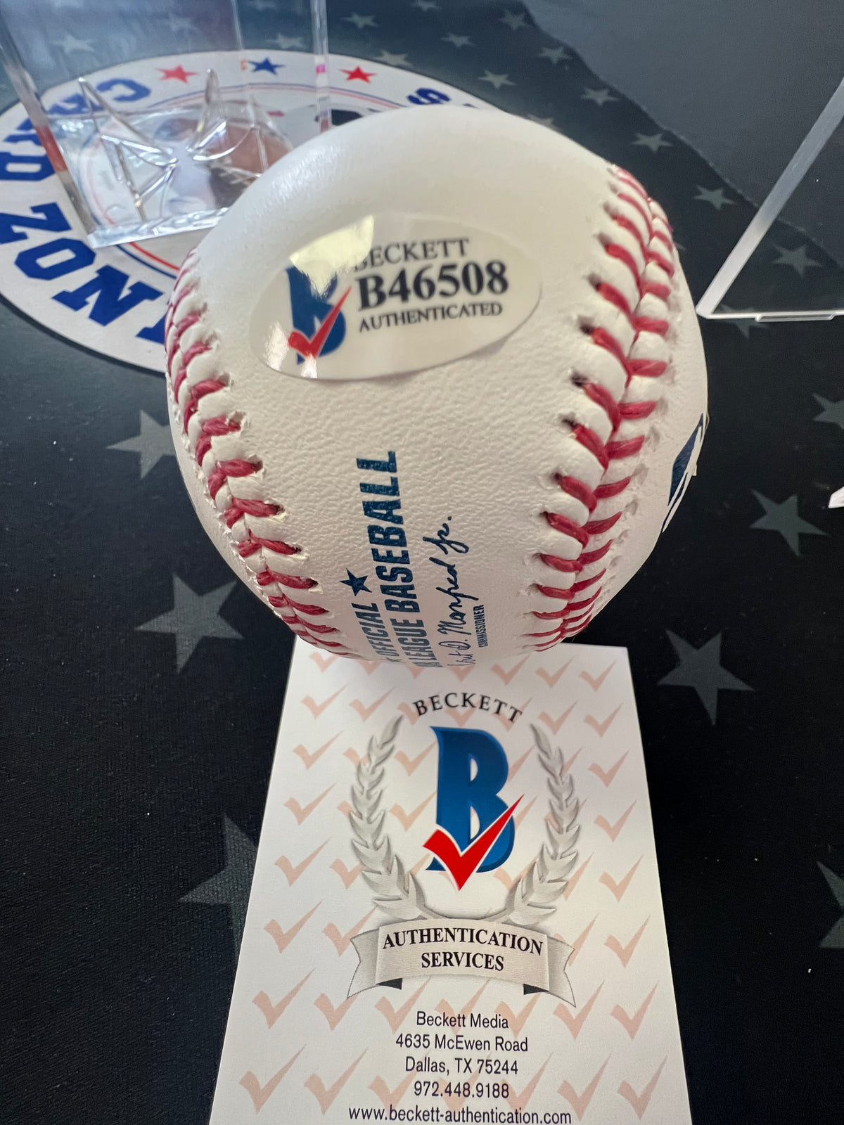 John Smoltz Autographed Baseball Inscribed OMLB Beckett COA